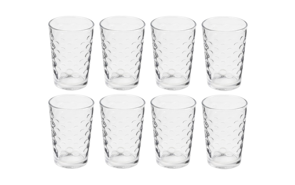 FURBER Verre 200 ml, 8 pièces