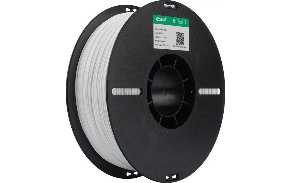 eSun Filament PLA Basic, blanc 1.75 mm 1 kg