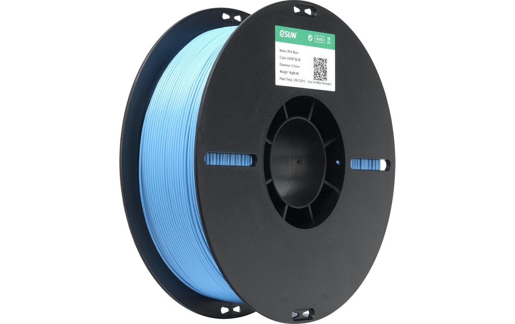 eSun Filament PLA Basic, bleu clair 1.75 mm 1 kg