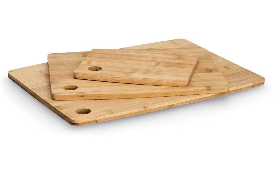Zeller Present Kits de planches à découper Bambou 3 pièces