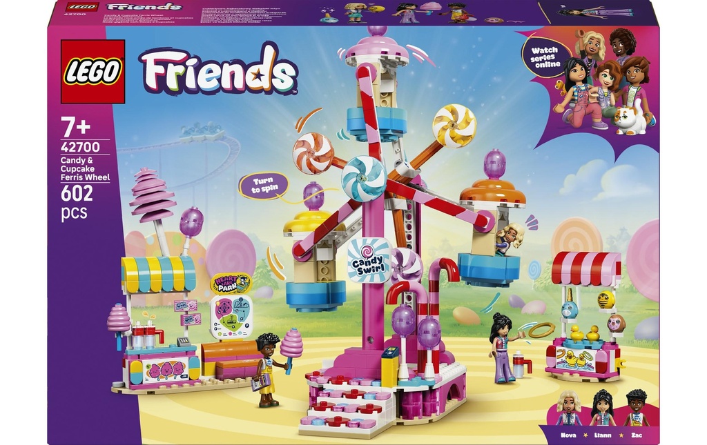 LEGO® Friends La grande roue ornée de bonbons et cupcakes 42700