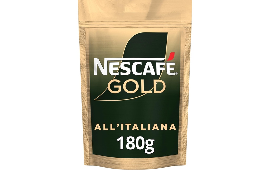 Nescafé Café instantané Sac AllItaliana en or 180 g