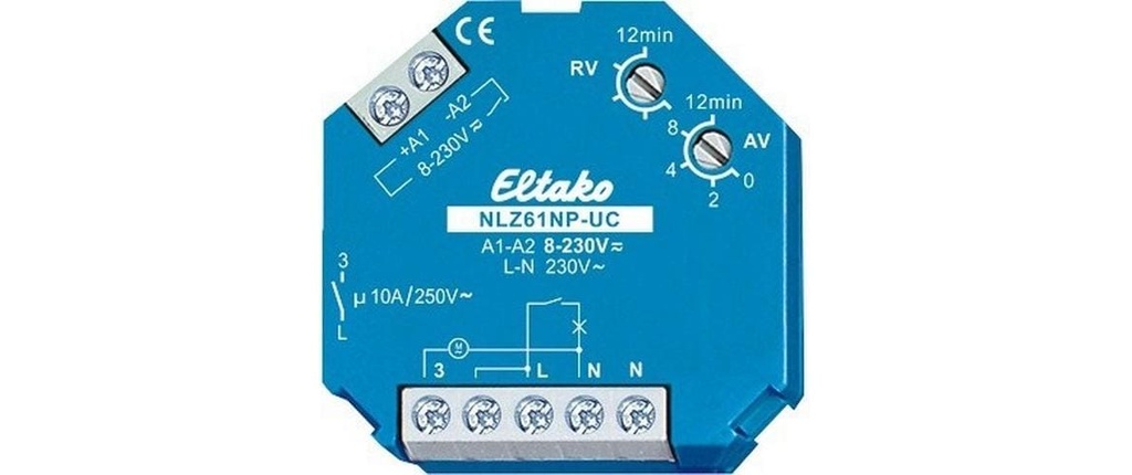 Eltako NLZ61NP-UC encastré 1 fermeur 10 A 250 V AC