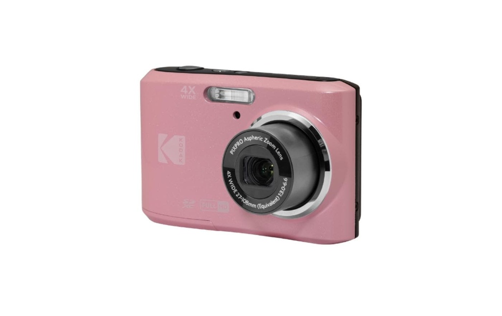 Kodak Appareil photo Pixpro FZ45, rose 16 MP, zoom 4x, écran LCD 2,7 pouces, rose