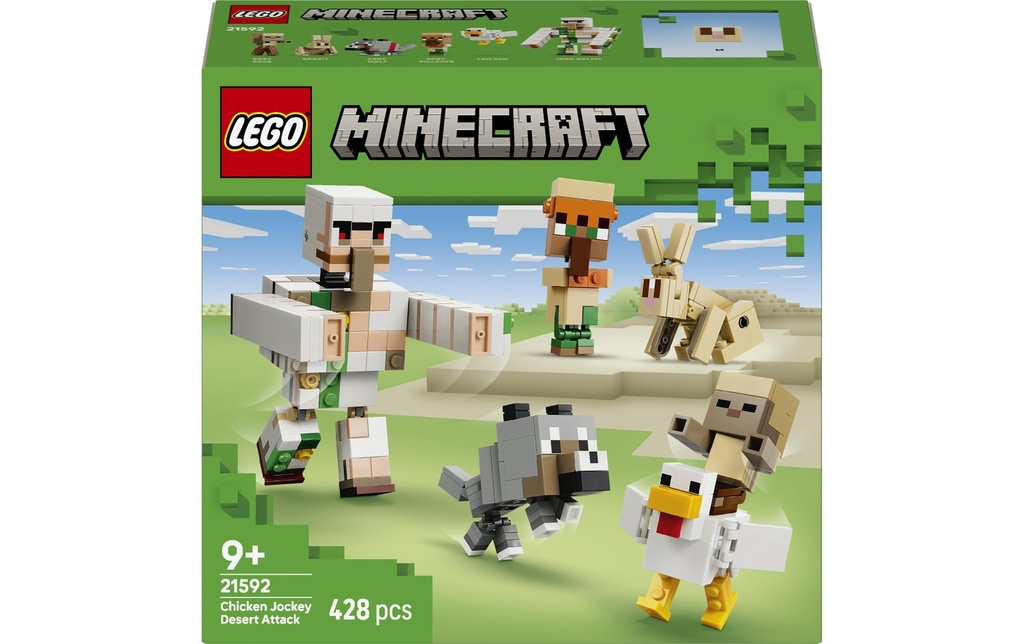 LEGO® Minecraft L’attaque du désert du Poulet chevauché 21592