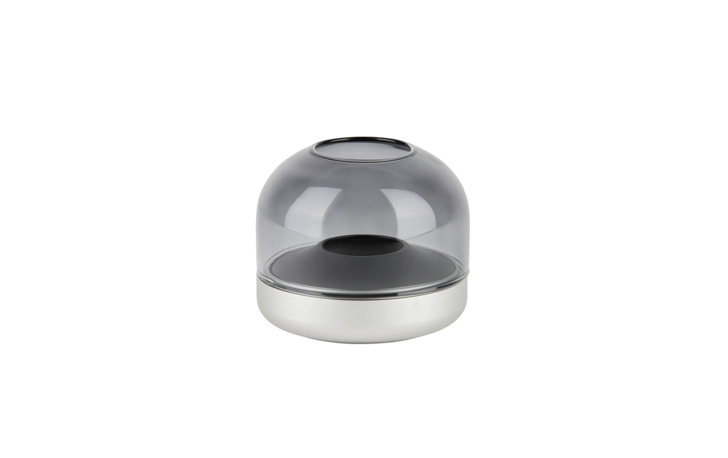 kooduu GLOW argent,Forme : ronde