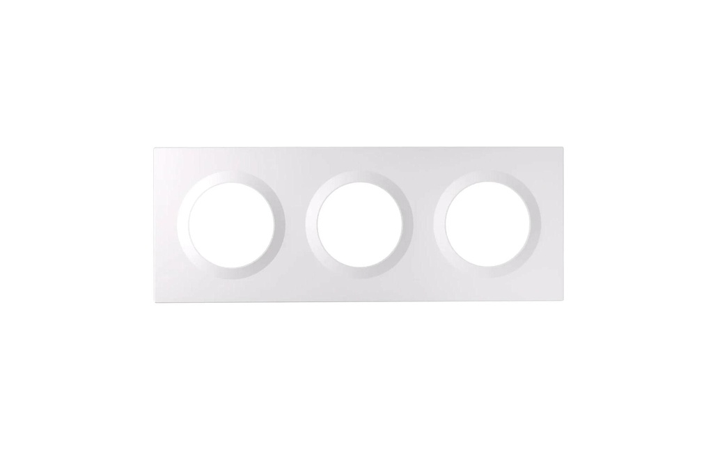 SONOFF Cadre EF3G triple plastique blanc