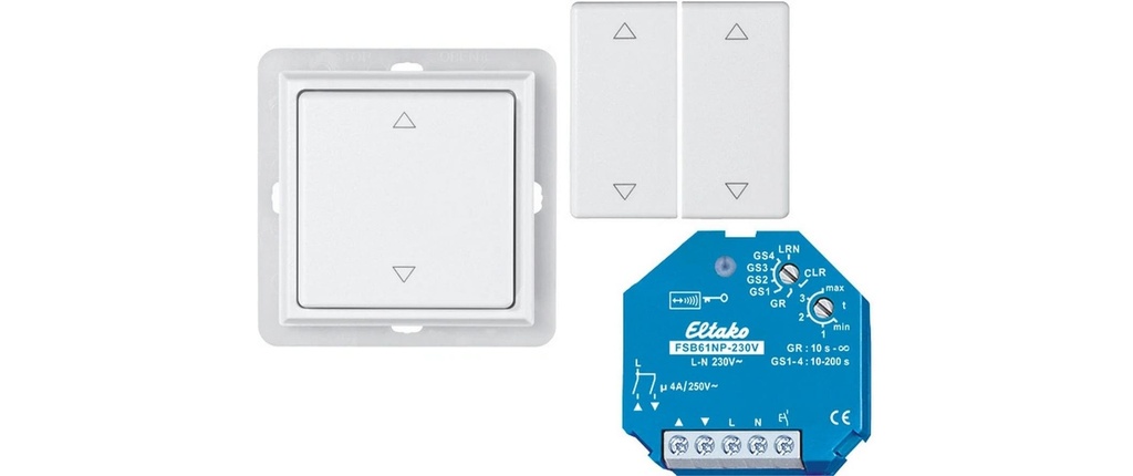 Eltako Kit de démarrage n° 7 Bouton-poussoir + actionneur de store