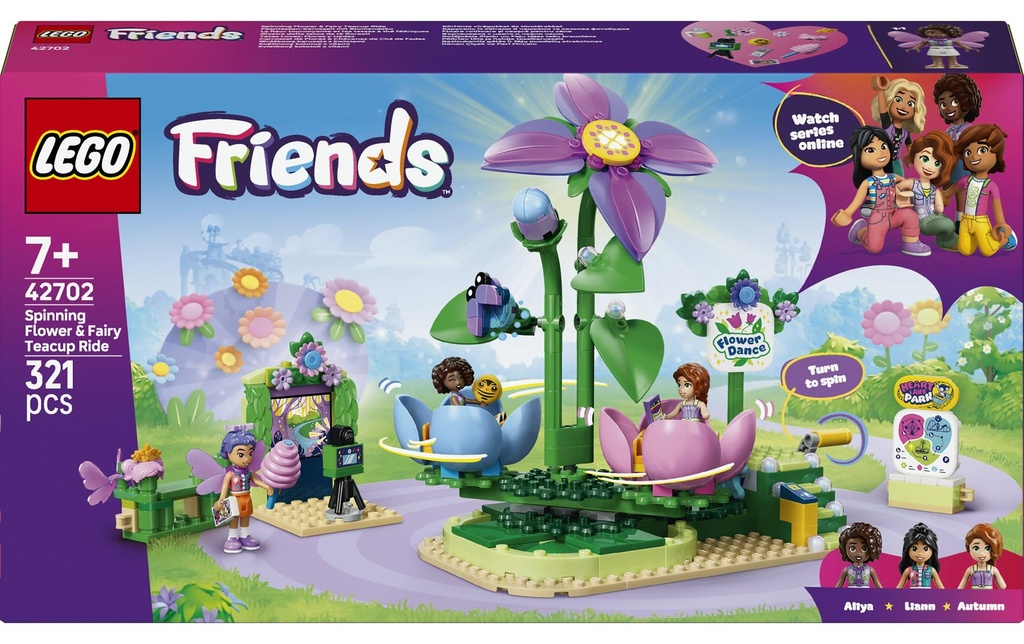 LEGO® Friends Carrousel de tasses à fleurs Friends 42702