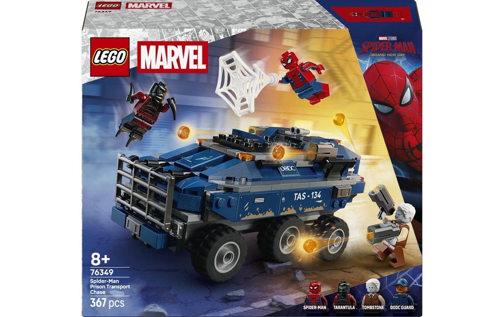 LEGO® Marvel La poursuite en prison mobile de Spider-Man 76349