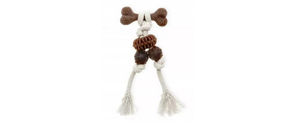 Comfy DENTAL TOOTHER Eco, Woody, Bone, 20 cm