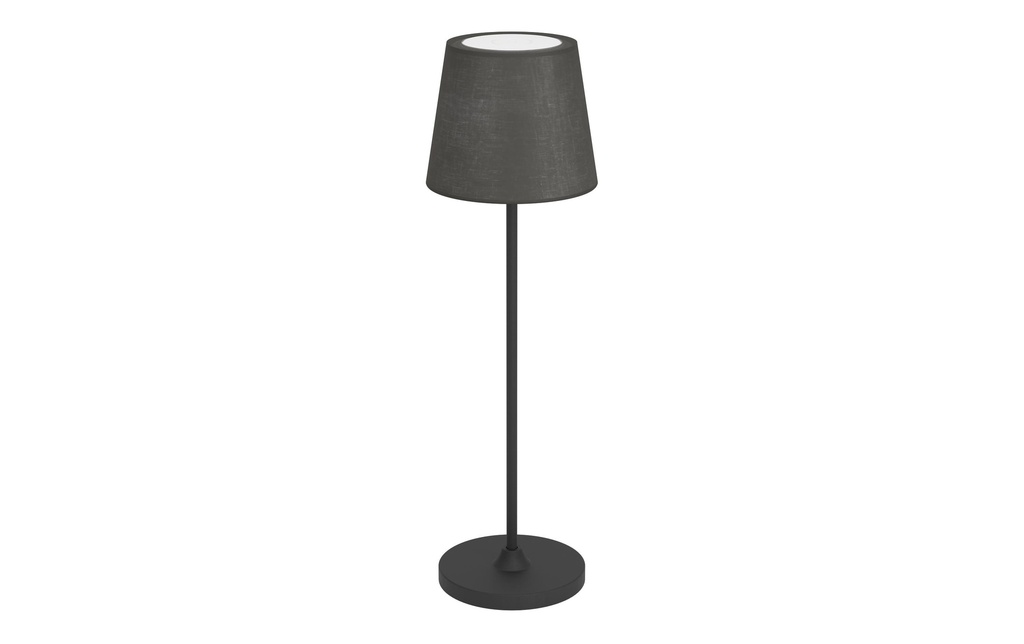 EGLO Leuchten Lampe de bureau Batterie Leonero H:340 LED-CCT Touch Noir
