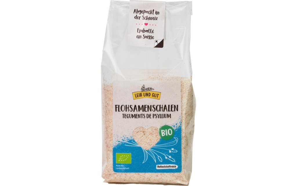 Leib und Gut Téguments de psyllium BIO 110 g