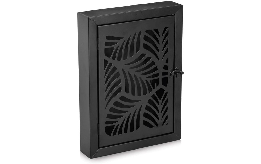 Zeller Present Armoire à clés Leaves Noir