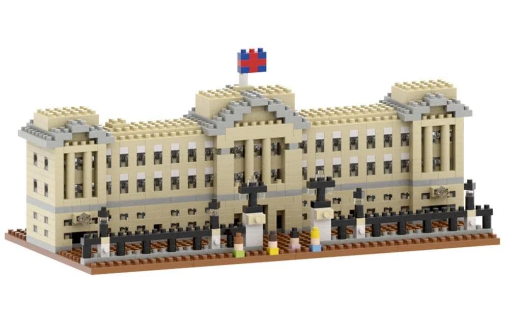 BRIXIES Modèle construction Buckingham Palace de 1000 pierres