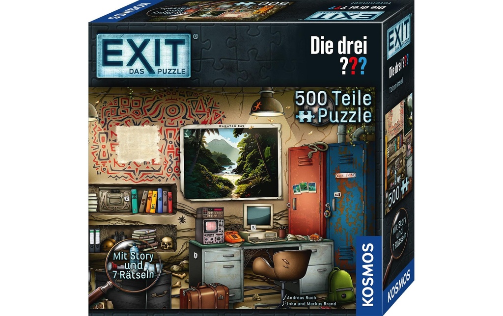 Kosmos Jeux de connaisseur EXIT Das Puzzle Die drei??? Toteninsel