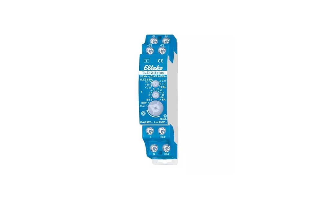 Eltako TLZ12-8plus électronique, avec préavis d'arrêt