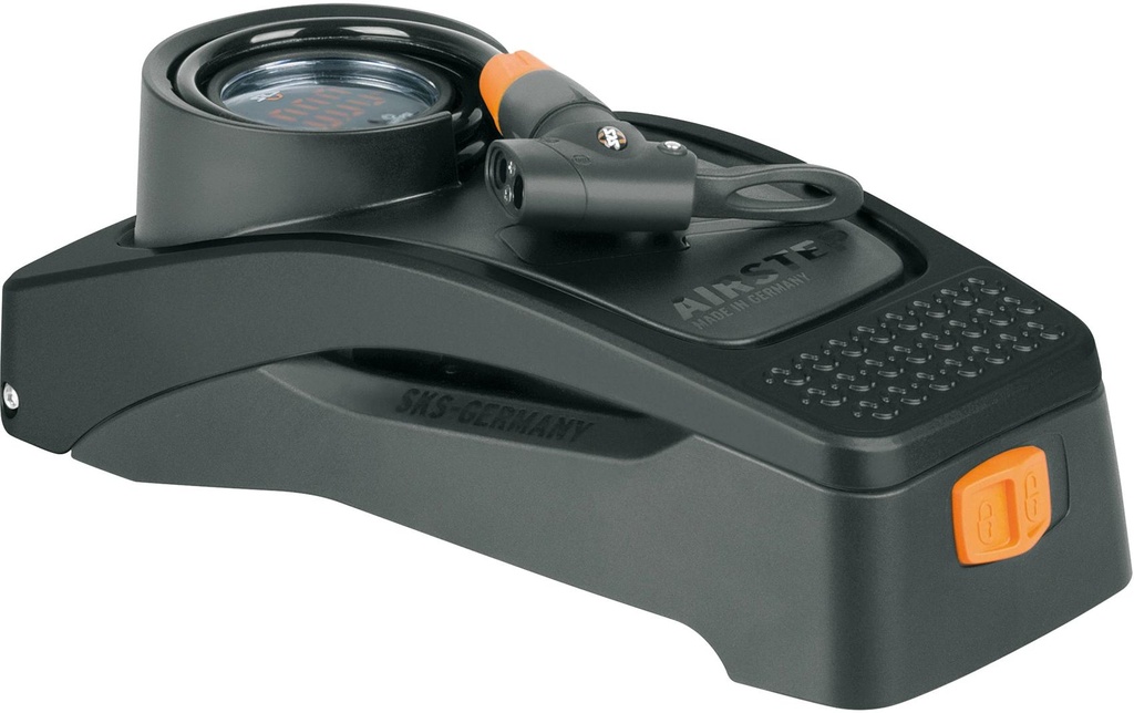 SKS Airstep Digi Manomètre numérique, repose-pieds en aluminium
