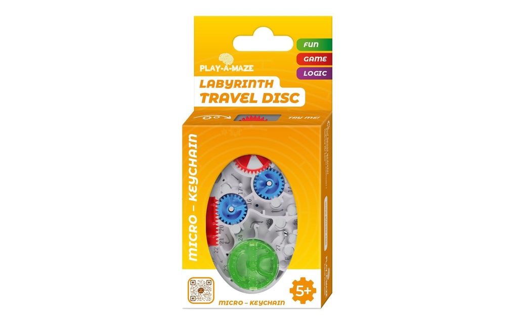 Play-A-Maze Jeux de casse-tête Labyrinthe Travel Disc Micro DE/EN/FR