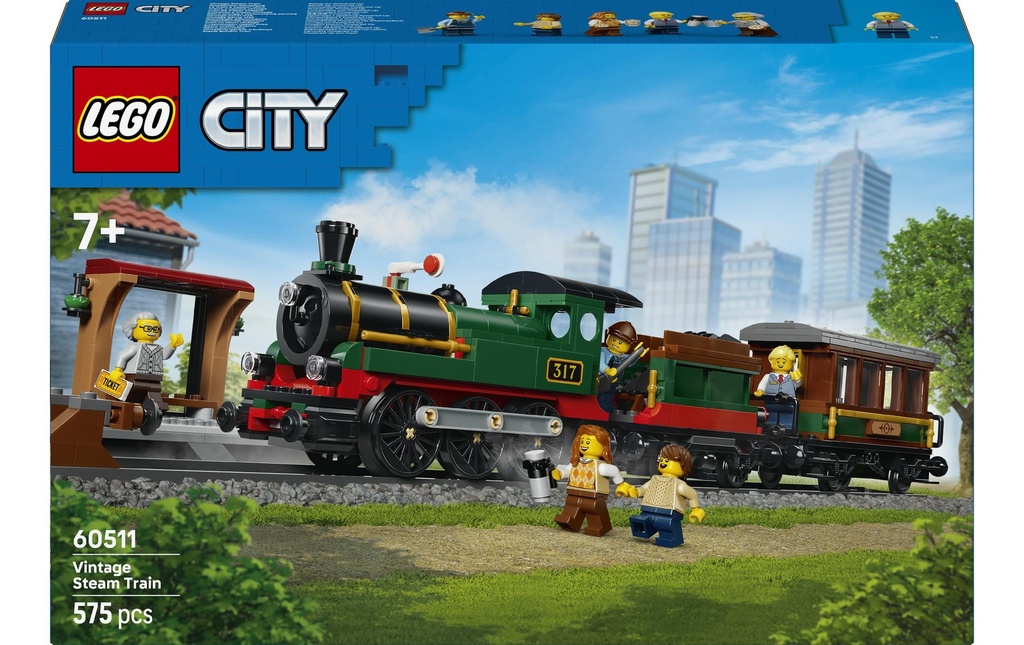 LEGO® City Le train à vapeur rétro 60511