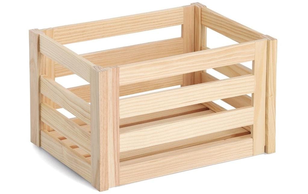 Zeller Present Caisse de rangement Moulures Brun