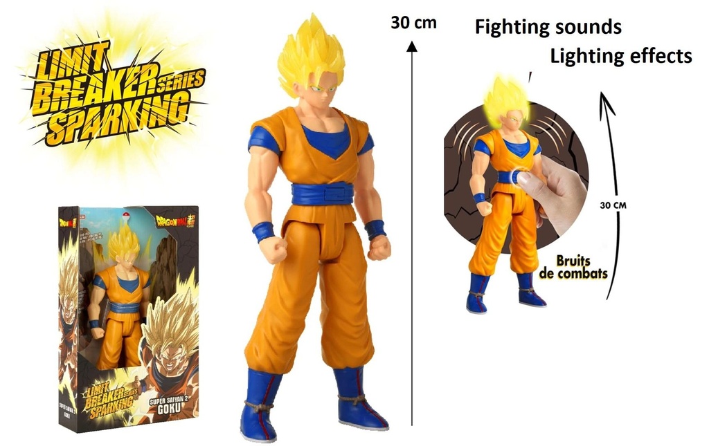 BANDAI DB SS2 Goku son et lumière