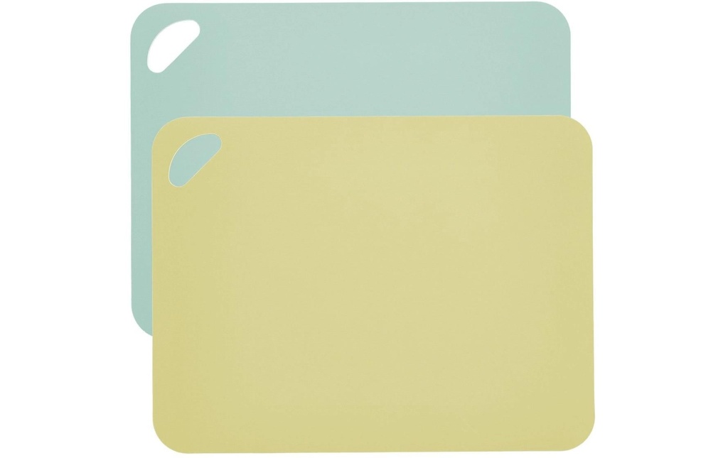 Zeller Present Kits de planches à découper Jaune/vert 29 cm  x 38 cm