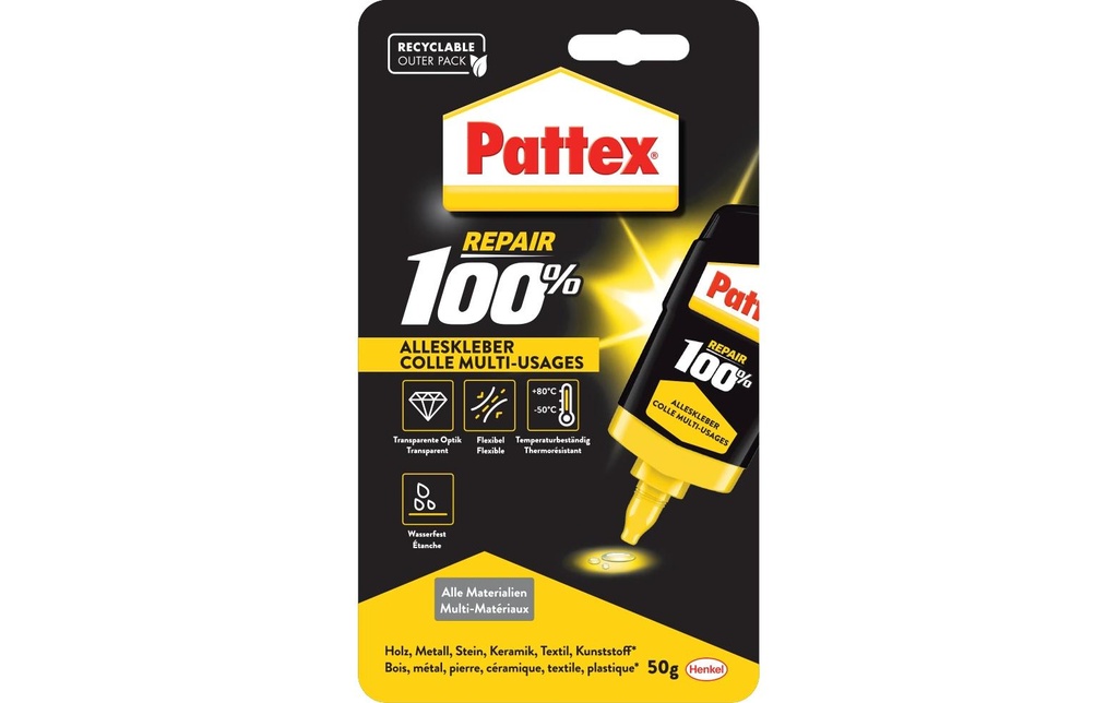 Pattex Colle forte 50 g, Aucune indication