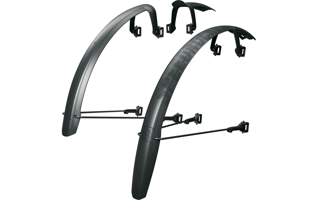 SKS Garniture de garde-boue enfichable Speedrocker noire Noir