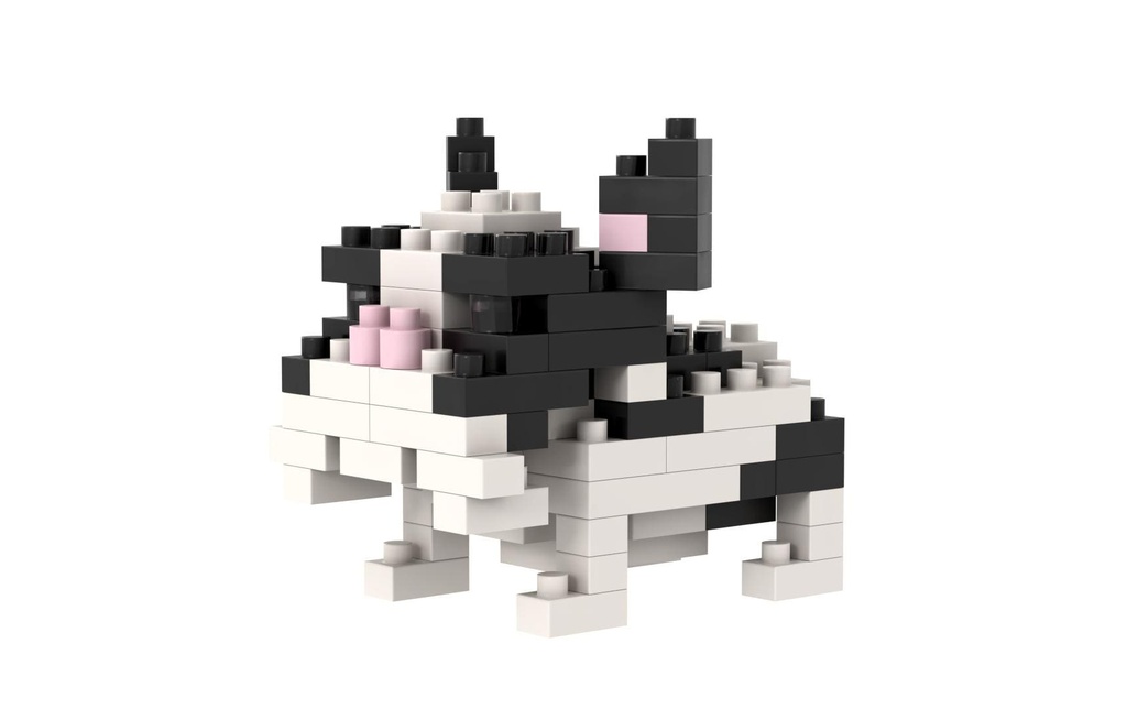 BRIXIES Modèle construction Bouledogue français de 86 briques