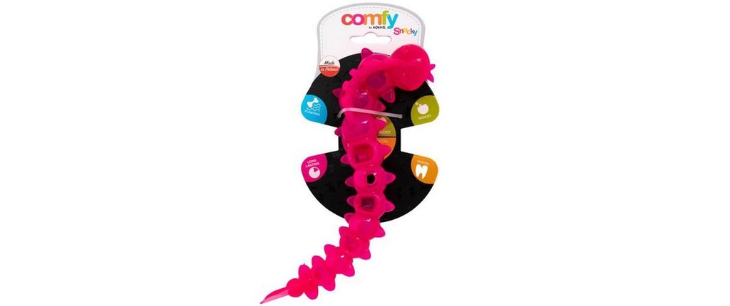 Comfy Snacky Worm Rose 22 x 8 cm