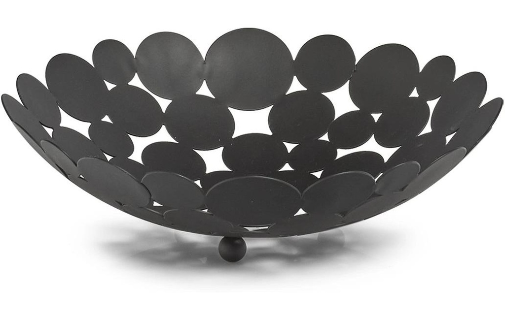 Zeller Present Corbeille à fruits Métal 1 Pièce/s, Noir