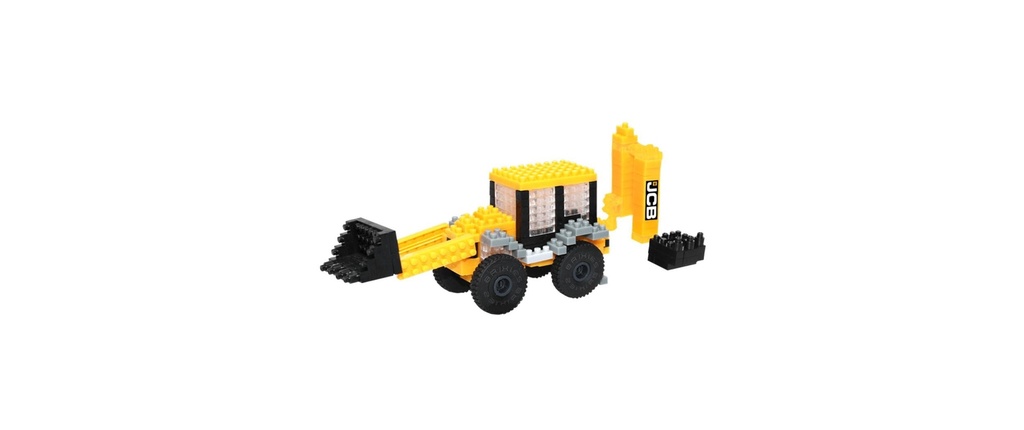 BRIXIES Modèle construction Tractopelle JCB de 273 briques