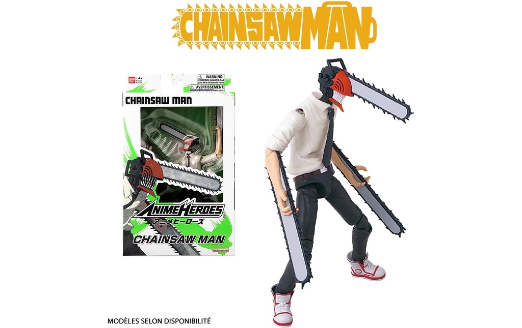 BANDAI ANI Figurine Anime Heroes - Chainsaw man mobile, 17 cm