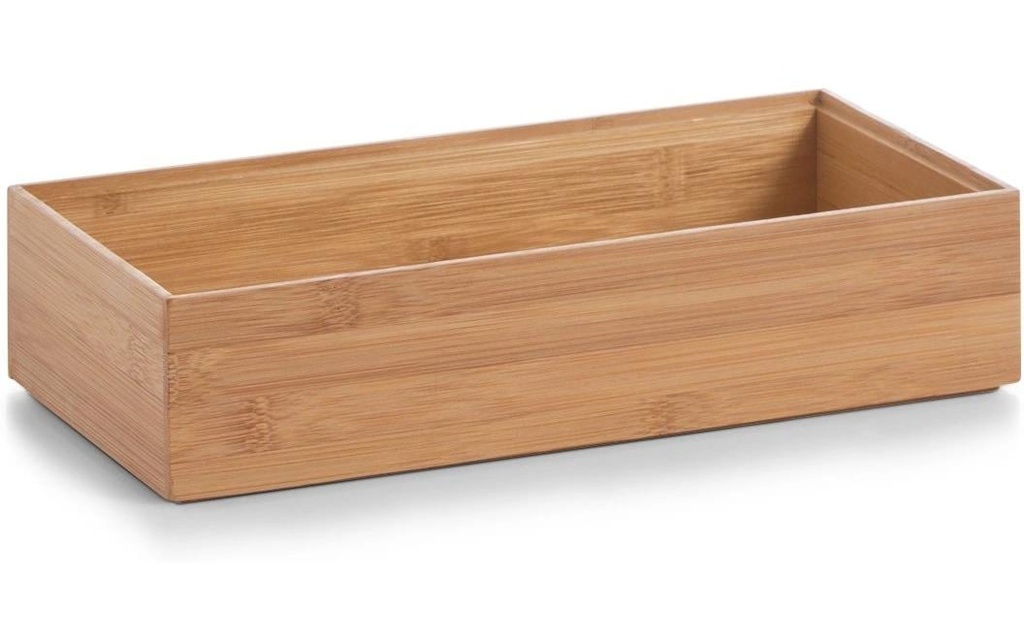 Zeller Present Boîte de rangement Bamboo Brun