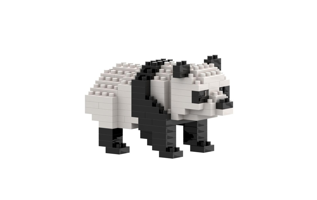 BRIXIES Modèle construction Panda ours debout de 127 briques