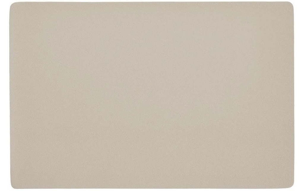 Zeller Present Set de table Cuir synthétique 30 cm x 45 cm, Crème