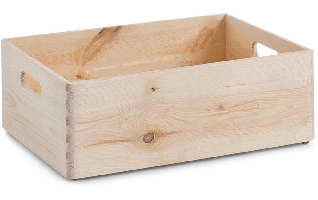Zeller Present Caisse tout usage, bois résineux Brun