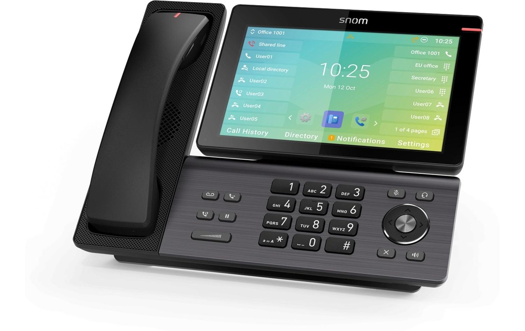 snom Téléphone de bureau D895M Noir