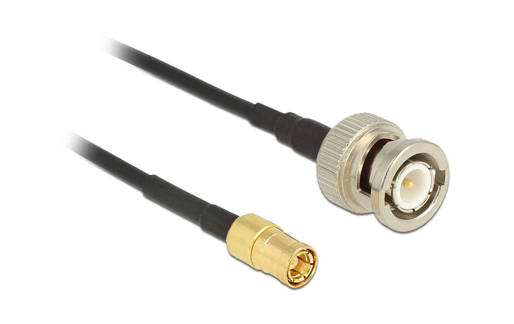 Delock Câble d'antenne SMB/BNC à BNC, 1 m