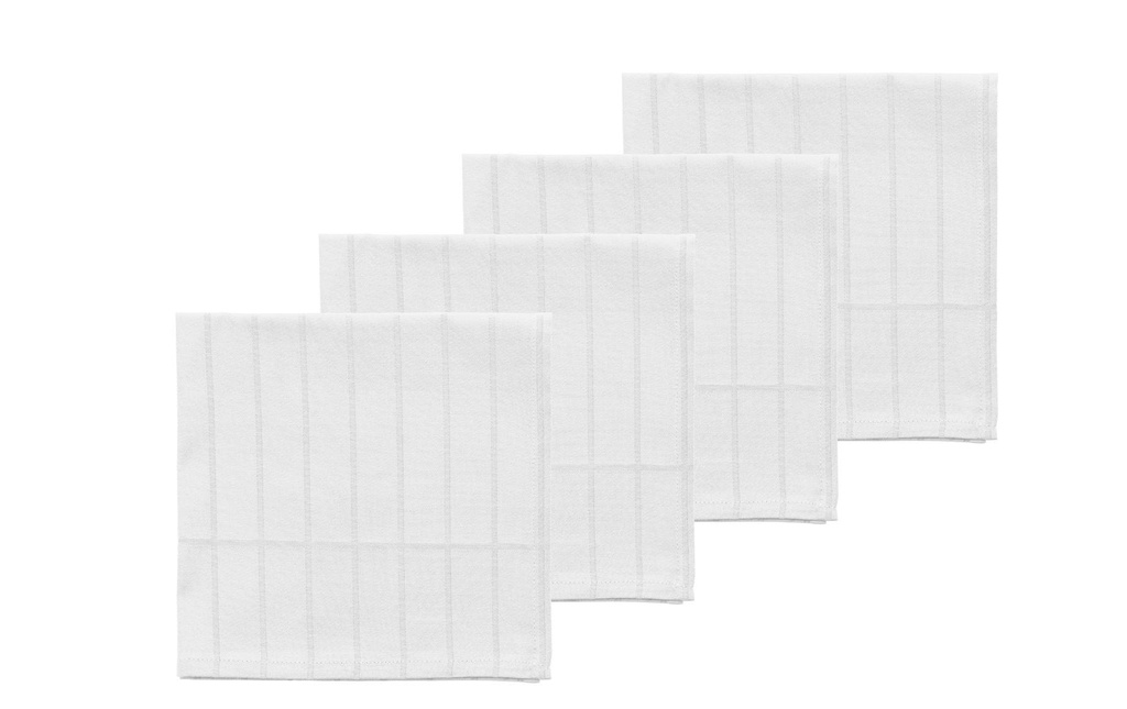 Södahl Serviette en tissu Essence 45 cm x 45 cm, Blanc