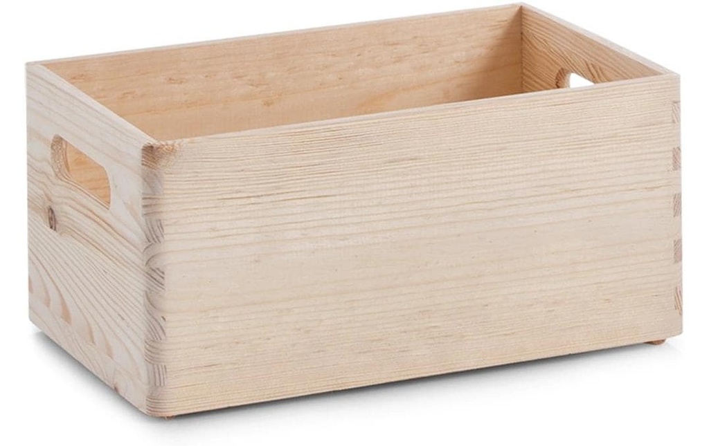 Zeller Present Caisse de rangement Pin Brun