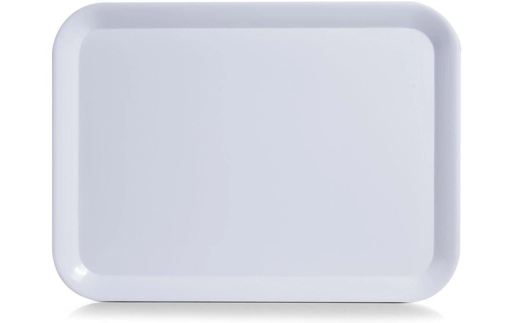 Zeller Present Plateau de service Mélamine Blanc