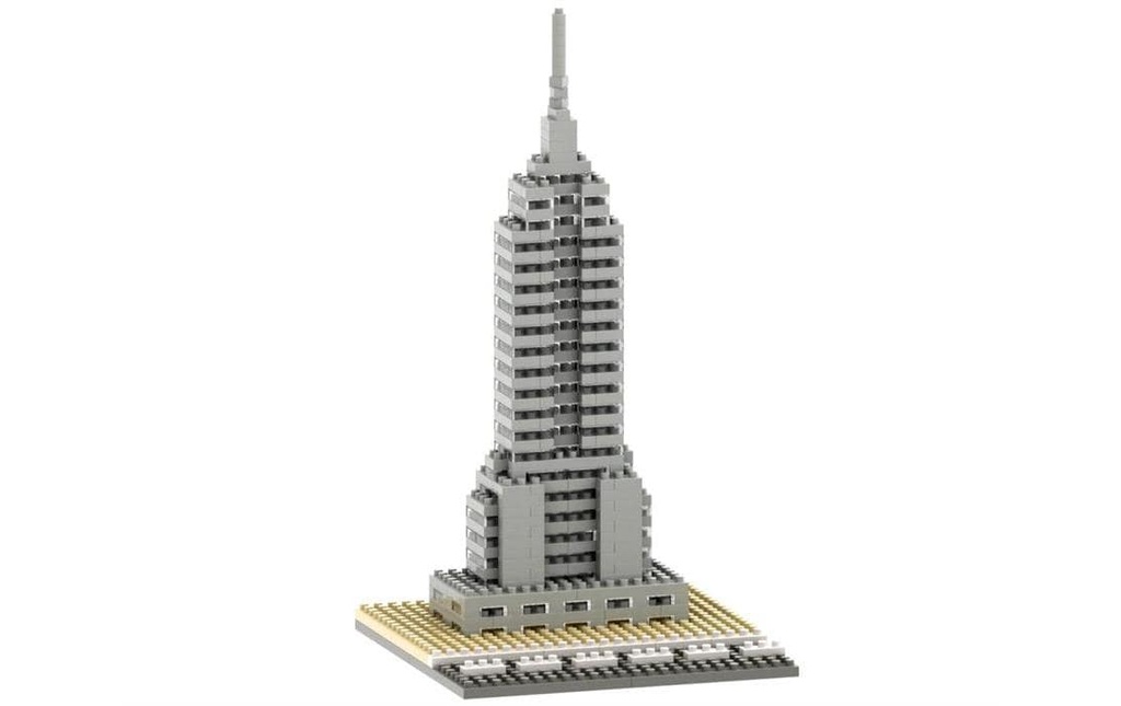 BRIXIES Modèle construction Empire State Building de 353 briques