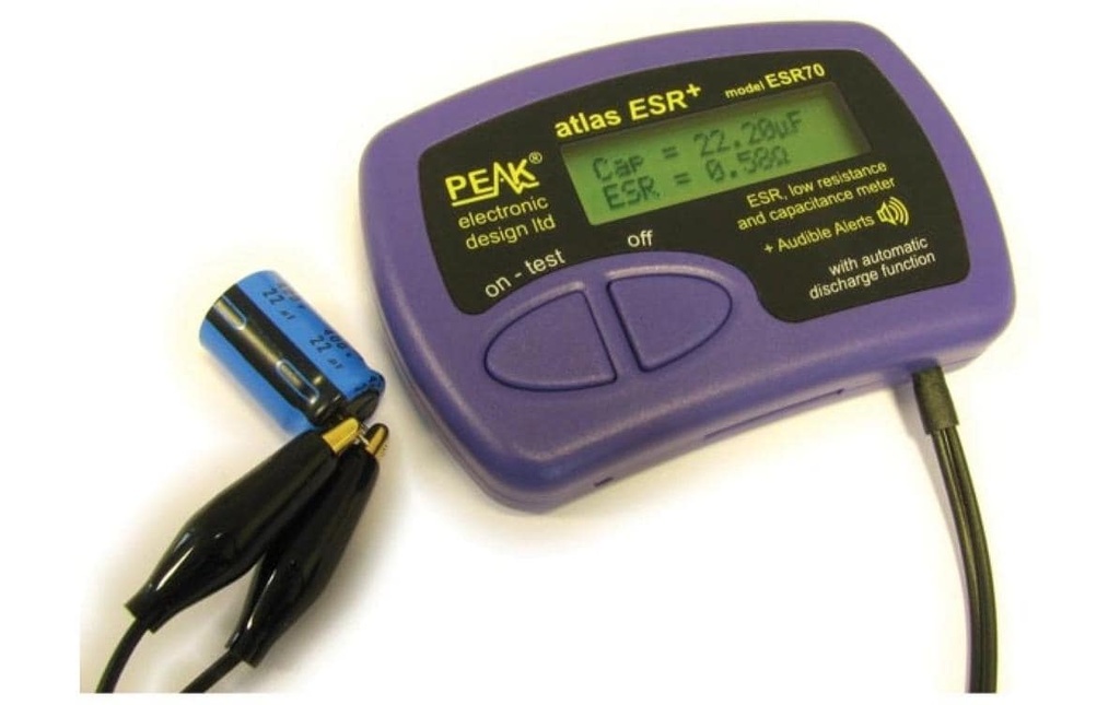 Velleman Appareil de mesure ESR et de capacité Gold Edition Violet numérique