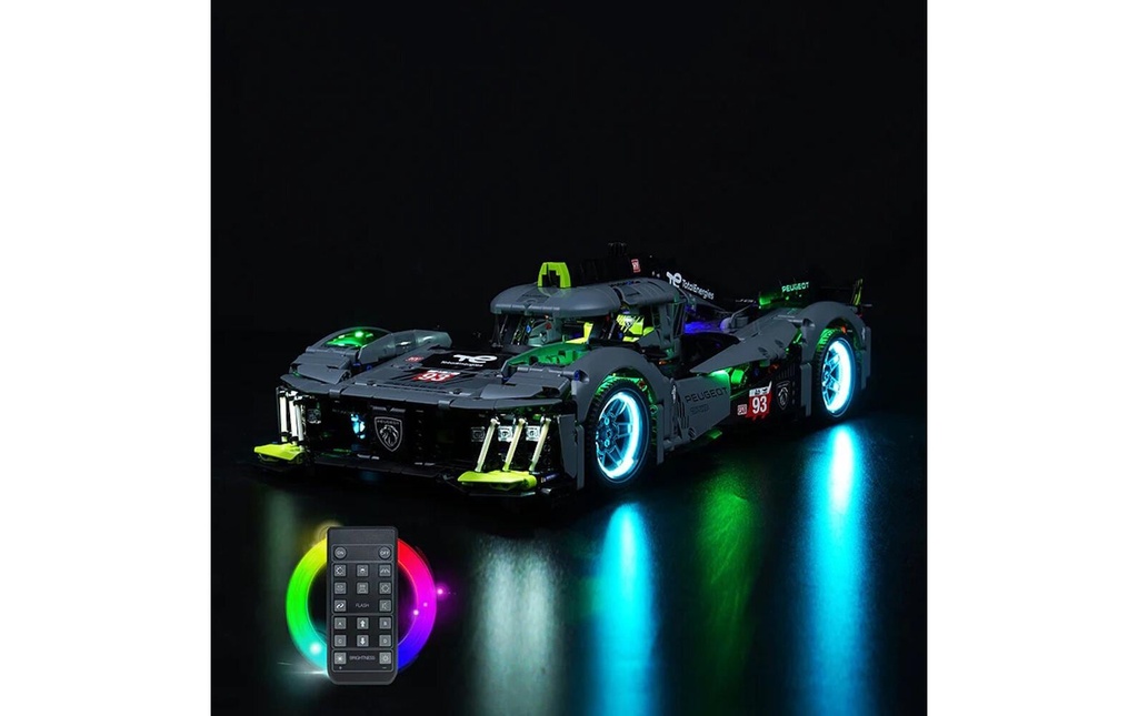 BrickBling Lumières-LED pour LEGO® 42156 Peugeot 9 x 8 24H Le Mans