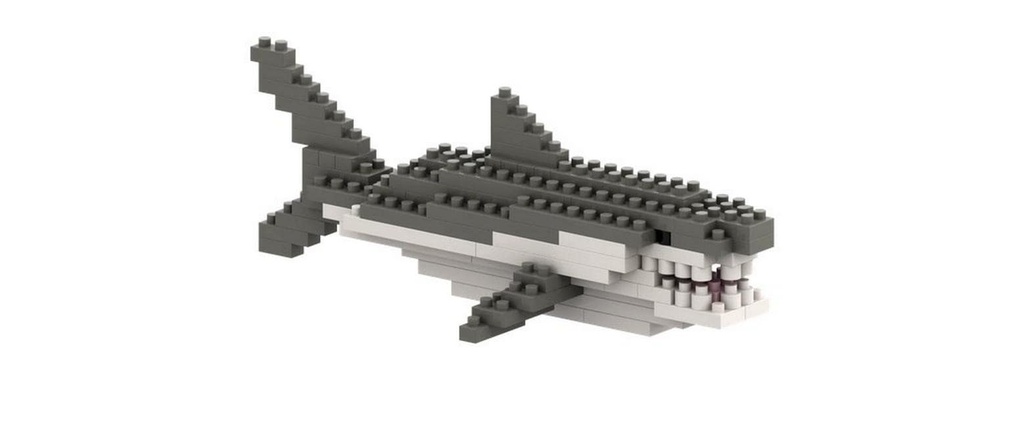 BRIXIES Modèle construction Requin de 101 briques