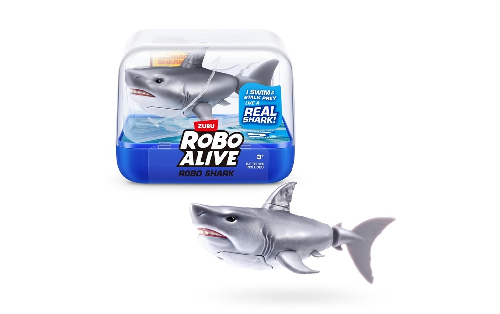 Zuru Robo Alive Robo Shark Activé par l'eau, interactif