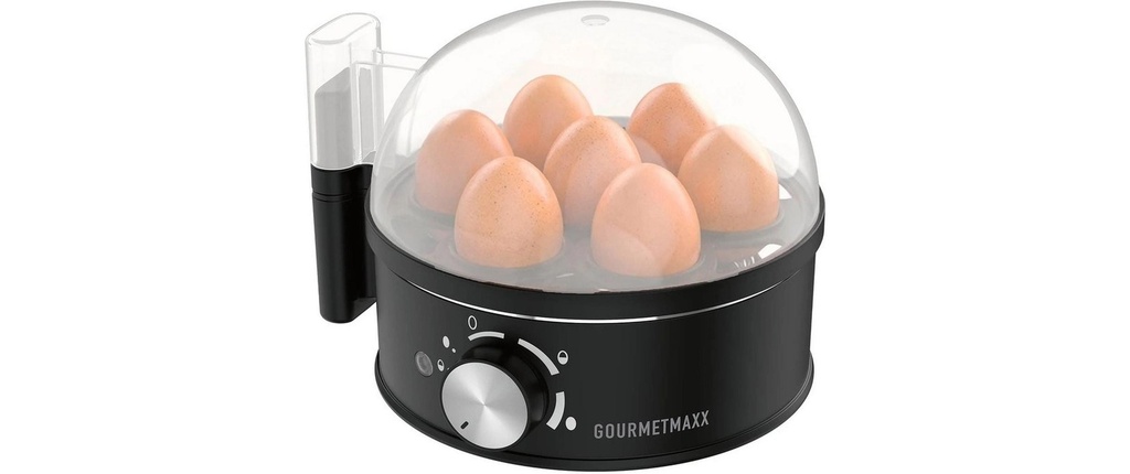 GOURMETmaxx Cuiseur à œufs 30386 Noir