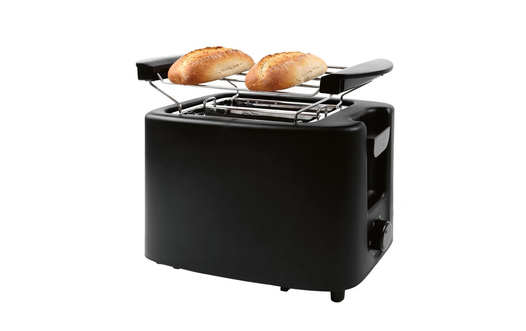 GOURMETmaxx Grille-pain 30385 Noir mat